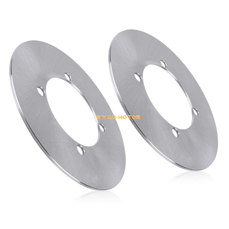 Rotor de disco de freno trasero 2 piezas para Yamaha Rhino 700 YXR700F 2008 2009 2010 2011-2013 Foto 2 de 4