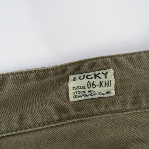 Lucky Brand Cargo Shorts Men’s 28x10 Brown Canvas Button Pockets 06-kh1 - Picture 3 of 13