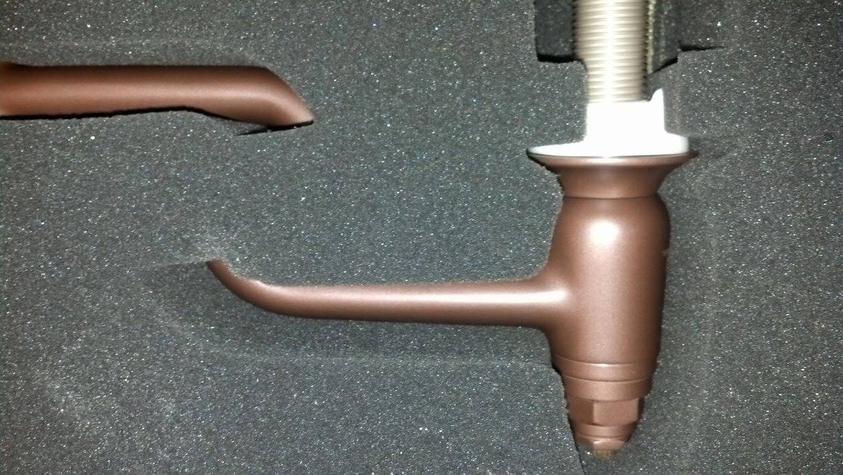 JADO 845.103.105 Savina Pillar Taps Bathroom Faucet in Old Bronze Cross