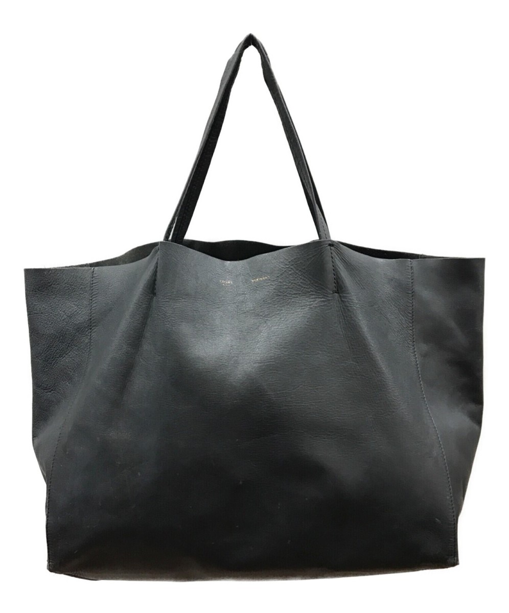 バッグ CELINE CABAS HORIZONTA LEATHER TOTE BAG Pre-Owned Celine Horizontal Cabas Leather Tote Bag Pink
