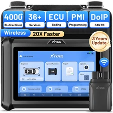 XTOOL D7W V2.0 Wireless OBD2 Scanner Full System Diagnostic Tool ECU Coding FCA