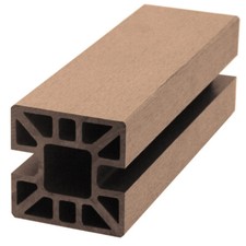 HORI WPC Pfosten Sichtschutzzaun Stecksystem Zaun Garten Gartenzaun