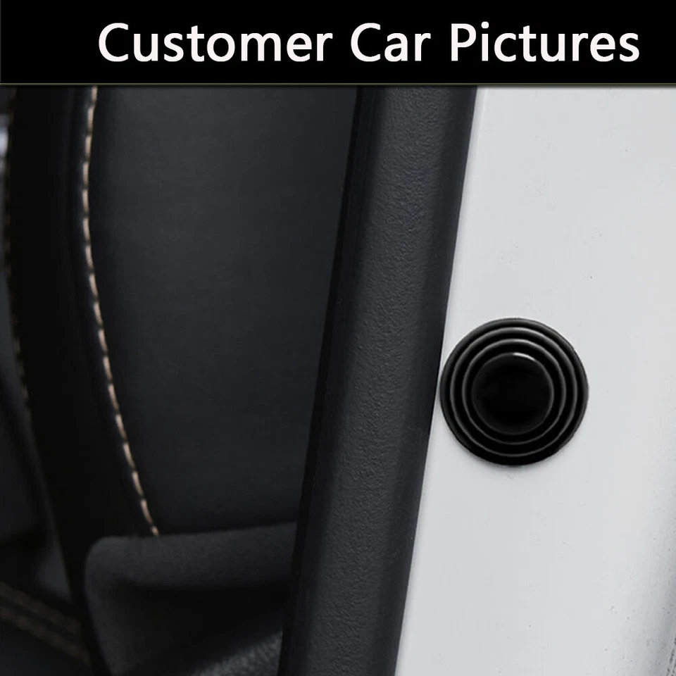 8 PIEZAS Cojín Amortiguador Puerta Auto Coche Junta Decoración Adhesivo Amortiguador Almohadilla Amortiguador Foto 4 de 4