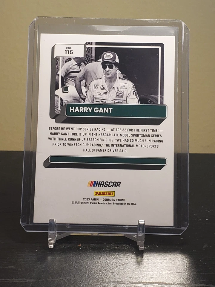 2023 Donruss Racing - HARRY GANT - Blue /199 - SP #115 - Image 2 of 2