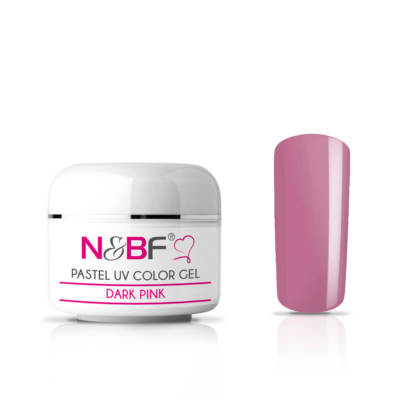 UV Farb Pastell Gel 5 ml Dark Pink | Rosa Pastel Color Gel Nails | dezent hell 