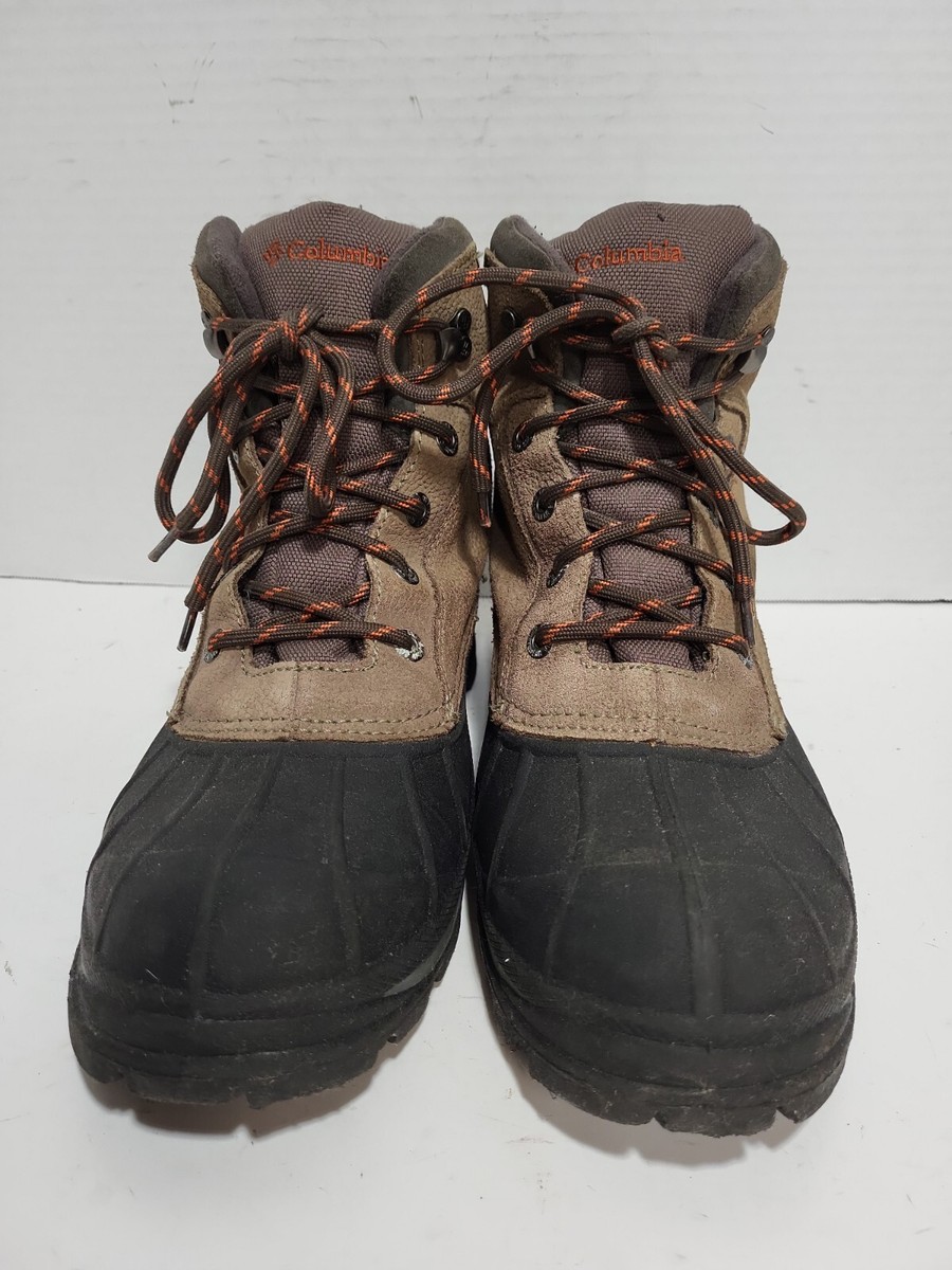 Columbia Men\'s Falmouth Boots Size 12 Hiking Working Duck Brown YM-1207-223 COLUMBIA FALMOUTH YM1207-223 WINTER BROWN HUNTING WORK ANKLE  main image 2