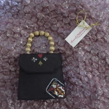 JUST THE RIGHT SHOE Queen of Hearts Purse JTRS 25326 2000 Retired Raine 