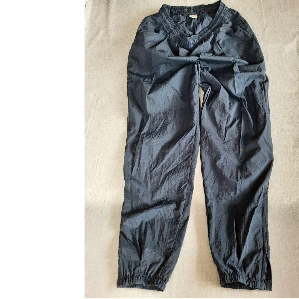 Vintage Nike Men Large Windbreaker Stretch Waistband Zip Ankle Jogger Pants
