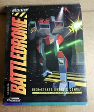 Metaltech Battledrome 1994 Vintage Video Game - Box open but Game Disc Sealed