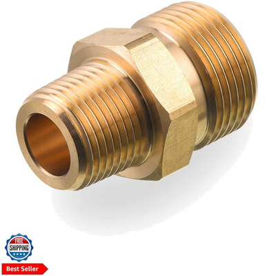 #ad M22 Pressure Washer Fitting 3 8 Inch NPT Male to M22 14mm Male adapter 4500... $15.99