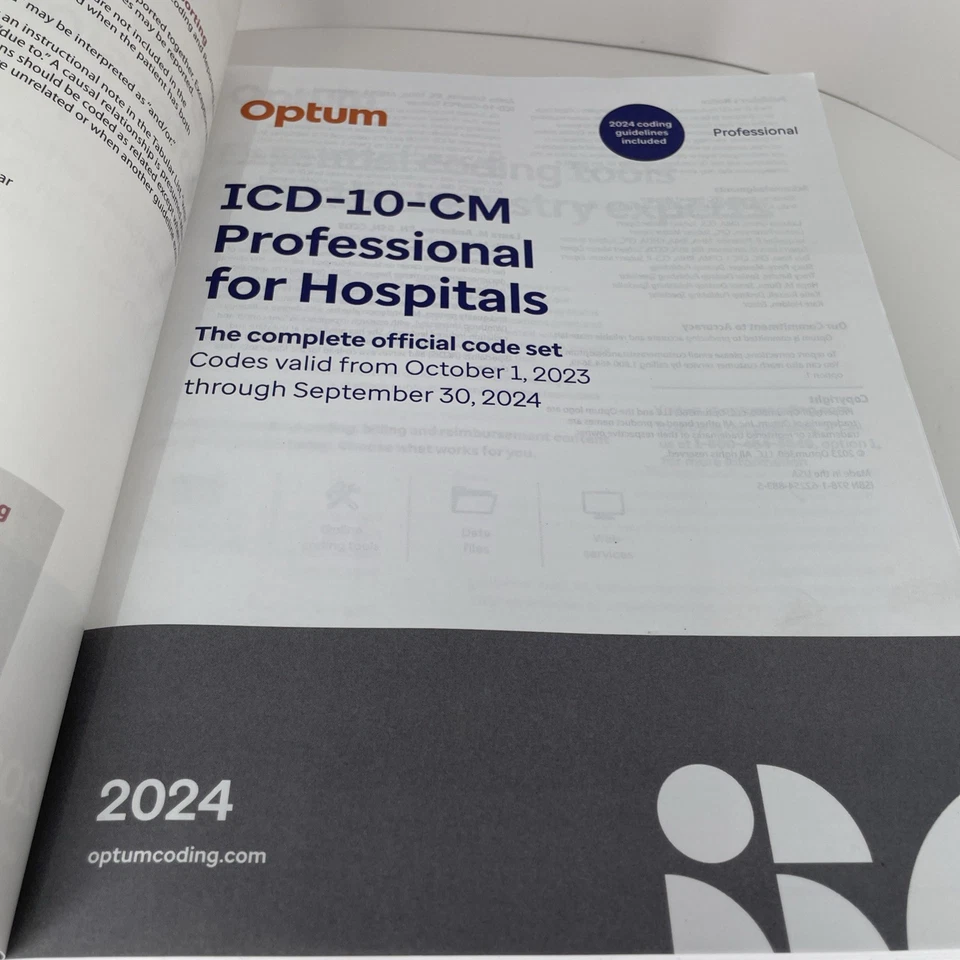 ICD-10-CM Professional for Hospitals The complete official code set 2024 - Image 4 of 4