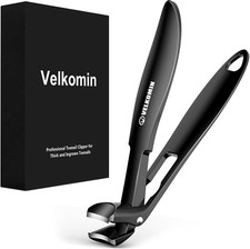 Toenail Clippers for Seniors, Long Handled Curved Head Nail Clippers with Catche