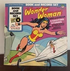 VTG Wonder Woman Book & Record Set The War God Amazons Space 1977 BR 517 Comics