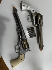 Vintage Hubley Colt 45 Nichols Stallion 45 Cap guns For Parts