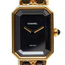 CHANEL Premiere M Watches H0001 Quartz black dial Women 【Used】