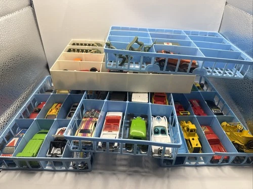 55 Vintage MIXED BRANDS Lot Cars Trucks Hot Wheels Matchbox Lesney 1 Redline