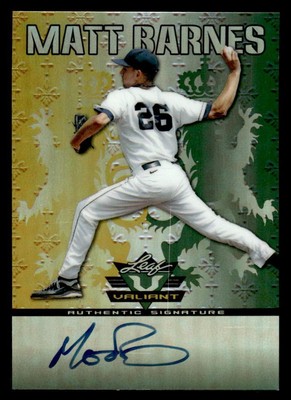 Matt Barnes 2011 Leaf Draft Limited Edition #30