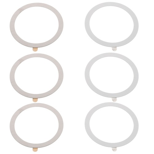 6 Pcs Magnetic Ring Mobile Phone Case Accessories Metal Adapter Stickers - 第 8/12 張圖片