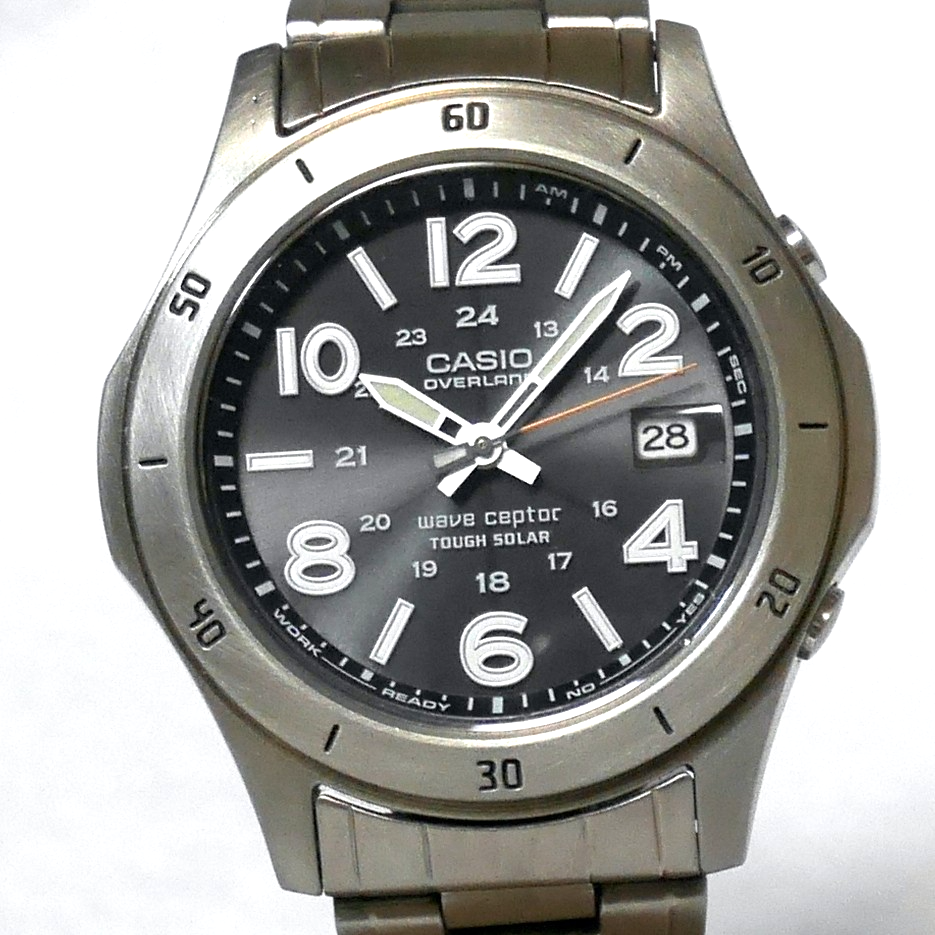 CASIO OVERLAND Field Watch OVW-110T 2017 Titanium Solar Luminous