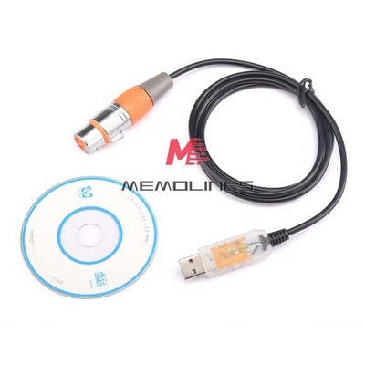 USB to DMX   Adapter Cable Stage Light PC DMX512 Controller Dimmer DMX *tm