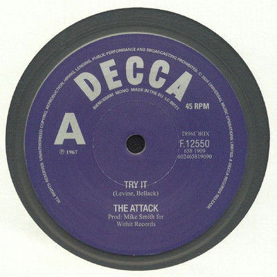 ATTACK, The - Try It - Vinyl (limited clear vinyl 7'')