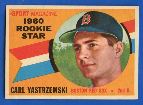 1960 Topps #148 Carl Yastrzemski  Centered Boston Red Sox HOF RC  EX+