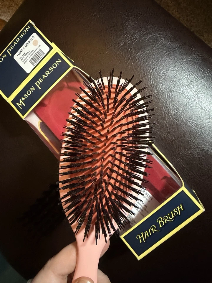 Cepillo de pelo práctico Mason Pearson - rosa Foto 4 de 4