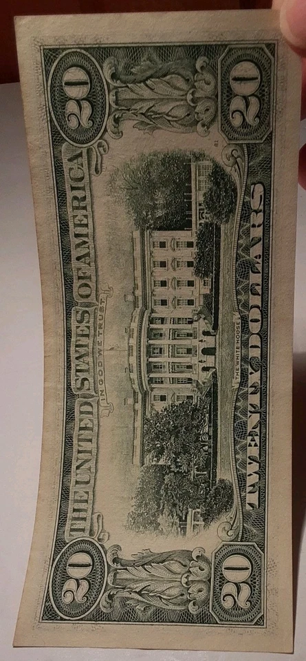 1988 L San Francisco 20 dollar bill average Circulated Authentic U.S. currency - Image 4 of 4