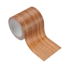 Wood Grain Tape 2.2" x 15 Ft Self-Adhesive Wood Texture Repair Tape Orange Oak