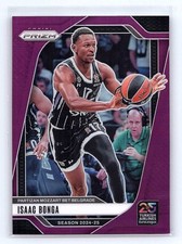 Isaac Bonga 2024-25 Panini Prizm EuroLeague #96 Purple Prizms #/99