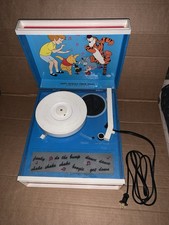 Vintage Sears Winnie The Pooh Disco Pooh Record Player Works