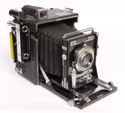 Graflex 3x4 Anniversary Speed Graphic w/Kodak Ektar & 120 Roll Film Holder