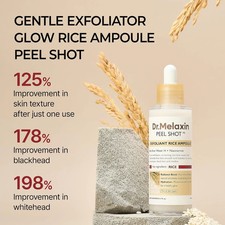 Dr.Melaxin Peel Shot Glow White Rice Peeling Ampoule 80ml, Dead Skin Gentle