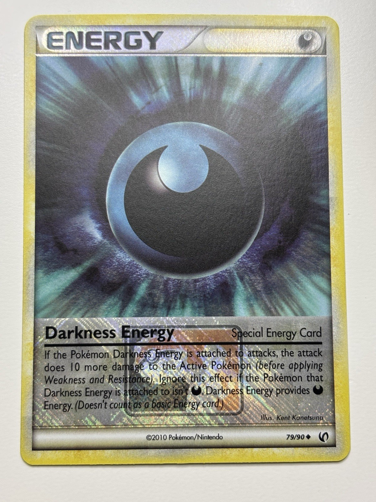 Darkness Energy 79/90 Crosshatch Holo Pokemon League Promo Pokemon TCG Near Mint