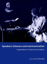 			Speakers, Listeners and Communication: Explorat. Brown<|		