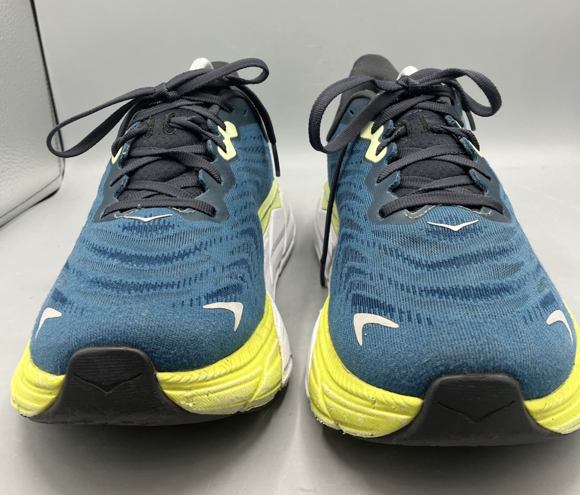 Hoka One One Shoes Sneakers Mens 10D Blue Yellow M Arahi6 1123194 BGBCR thumbnail 3