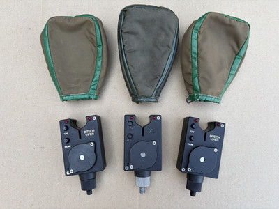 3x Bitech Viper Vintage Karpfenangeln Bissanzeiger Anfang 90er Jahre