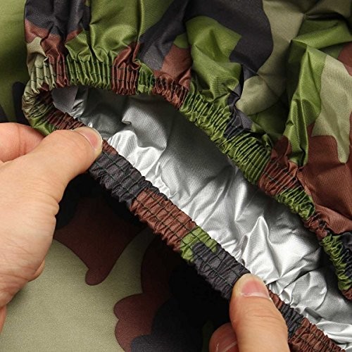 VVHOOY ATV Cover Waterproof,4 Wheeler Quad Cover Camo Compatible with Kawasaki 