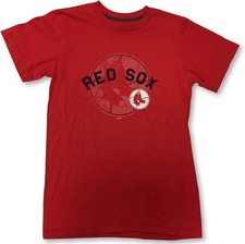 Boston Red Sox Men's Crew Neck Short Sleeve T-Shirt Small Red