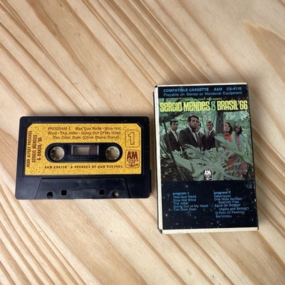 RARE Cassette~ Herb Alpert Presents Sergio Mendes & Brasil '66 (Mas Que Nada)