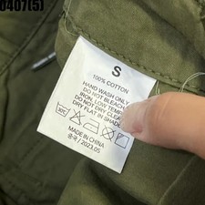 Khaki Cargo Wide Pants, Size S, 0407 Official