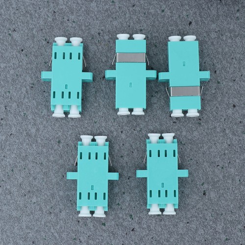 10 Pcs Fiber Optic Flange Adapter Cable Connector Lc Duplex Coupler - 第 1/12 張圖片
