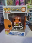 Jason Paige Signed Autographed Funko POP Charmander #455 Pokemon With Side Art