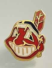 Vintage 1994 Chief Wahoo Cleveland Indians MLB Baseball Pin Peter David Inc