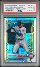 2021 BOWMAN CHROME PROSPECTS | REFRACTOR CRISTIAN HERNANDEZ