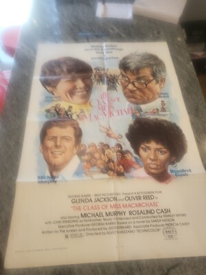 THE CLASS OF MISS MACMICHAEL  ORIGINAL 1979 ONE SHEET MOVIE POSTER 27 x 41