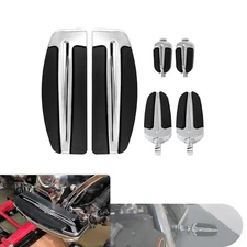 Defiance Foot Peg Floorboards Footpeg Footboards Shift Pegs Pedal Kit For Harley