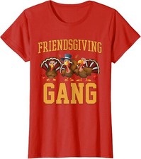 Thanksgiving 2021 Turkeys Group Family Friendsgiving Ladies' Crewneck T-Shirt