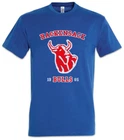 Hackensack B T-Shirt Brewster's Team Symbol Sign Logo Millions Brewster