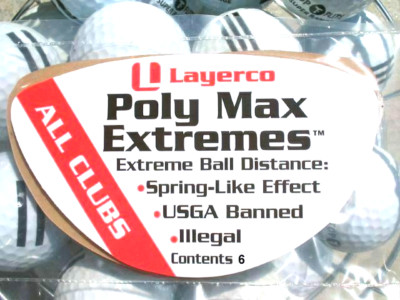 POLY MAX EXTREMES...Illegal golf product used on all Taylormade Qi10 Drivers